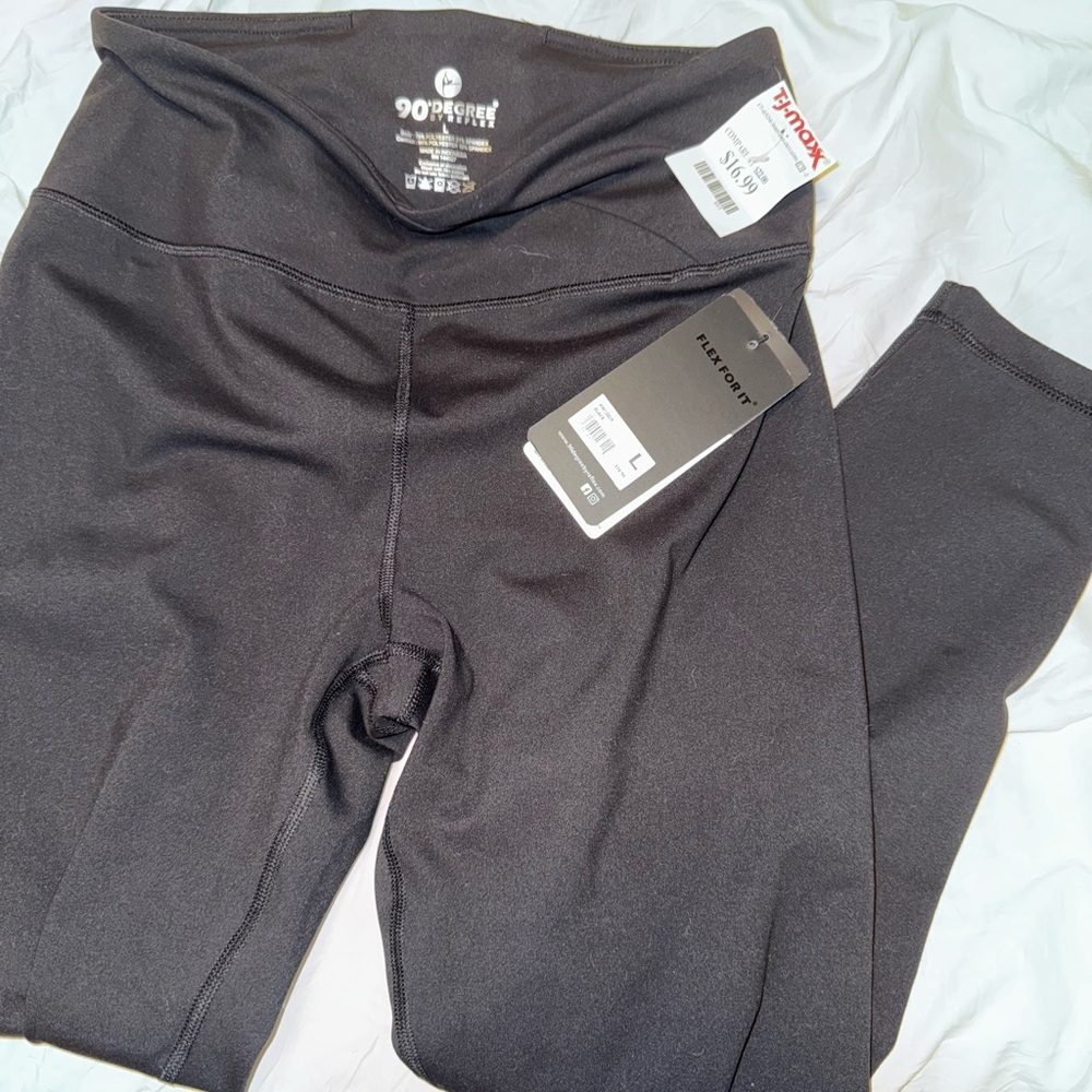 90 Degree By Reflex Charcoal Leggings